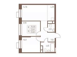 Фото квартиры на продажу (1)