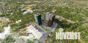 2-к квартира, строящийся дом, 45м2, 16/23 этаж