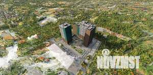 2-к квартира, строящийся дом, 45м2, 15/23 этаж