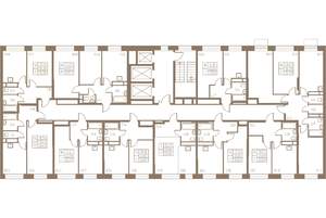 1-к квартира, строящийся дом, 34м2, 3/24 этаж
