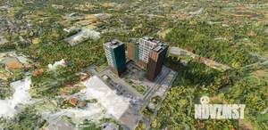 3-к квартира, строящийся дом, 57м2, 17/24 этаж