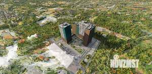 1-к квартира, строящийся дом, 33м2, 13/24 этаж