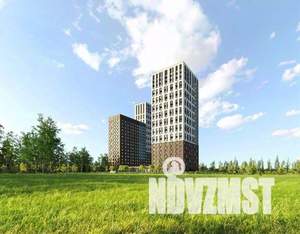 2-к квартира, строящийся дом, 58м2, 22/23 этаж