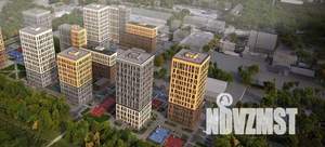 2-к квартира, строящийся дом, 55м2, 14/20 этаж