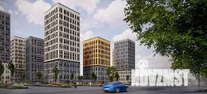 1-к квартира, строящийся дом, 35м2, 19/20 этаж